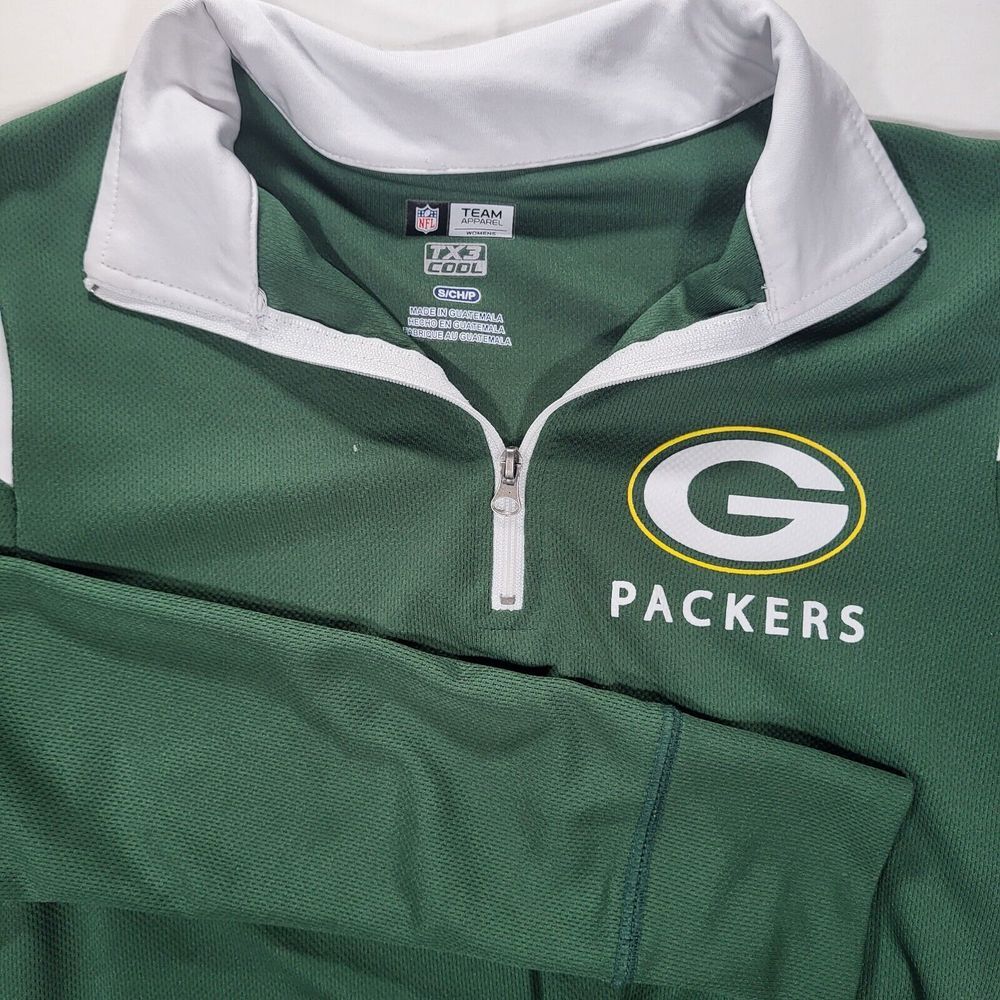 Team Apparel Green and White Women's Top